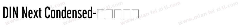 DIN Next Condensed字体转换